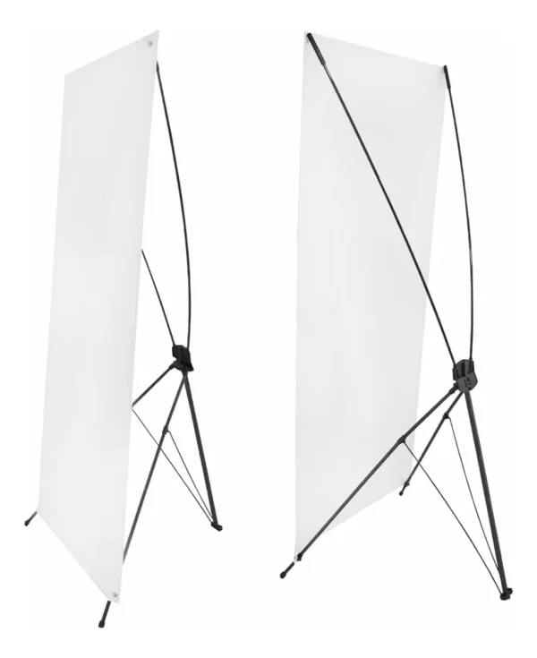 Porta Banner Display Reforzado Aluminio Para Interiores