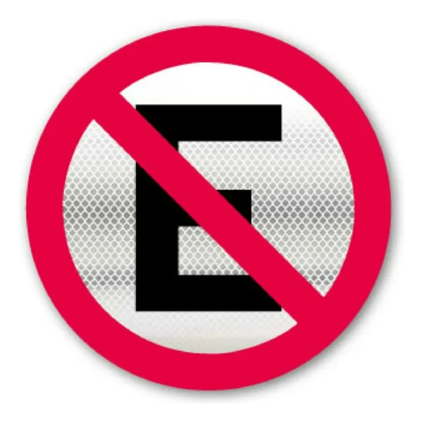 Señal Letrero No Estacionarse Restrictiva Sr-22 - Imagen 2
