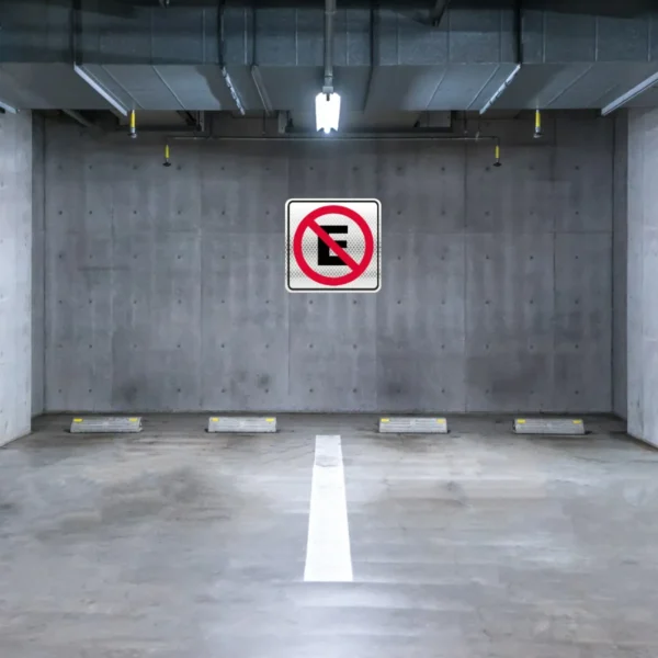 Señal Prohibido Estacionarse En Reflejante Restrictiva Sr-22 - Imagen 5