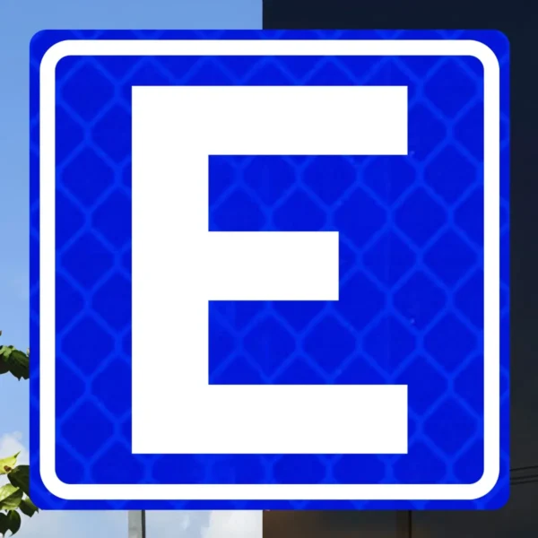 Señalamiento En Reflejante Informativa Sis-8 Estacionamiento - Imagen 3