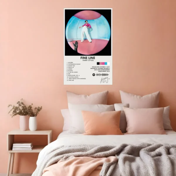 1 Poster Couche Harry Styles Álbum Music Tracklist 35x50cm - Imagen 3