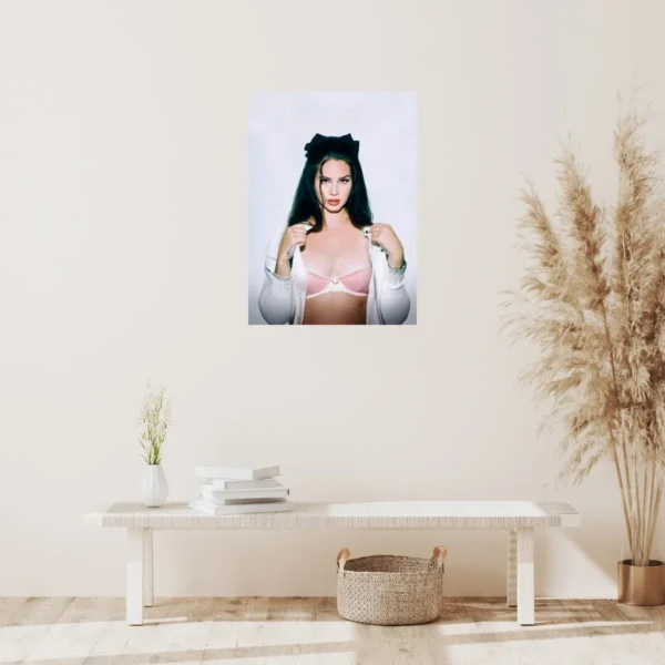 1 Poster Grande De Lana Del Rey Camisa Abierta A 50x40 - Imagen 2