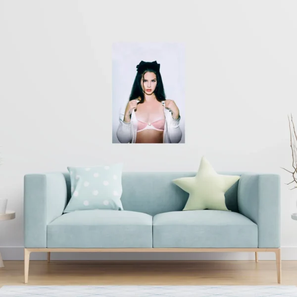 1 Poster Grande De Lana Del Rey Camisa Abierta A 50x40 - Imagen 3