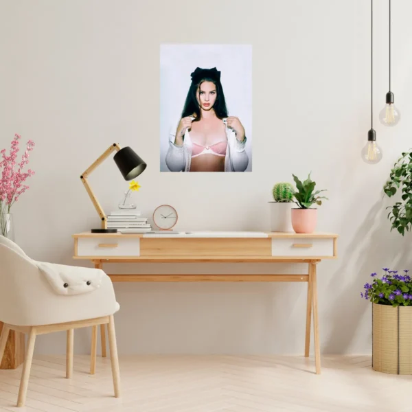 1 Poster Grande De Lana Del Rey Camisa Abierta A 50x40 - Imagen 4
