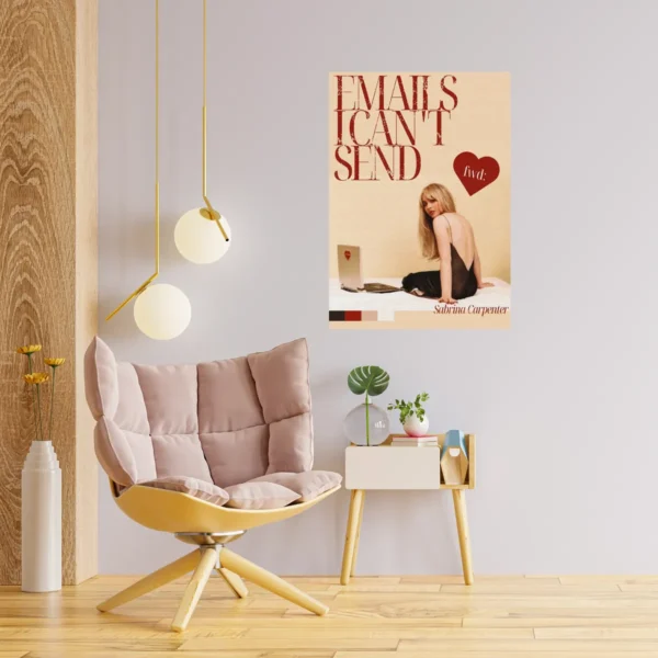 Poster Album Emails I Cant Send Sabrina 50x60 Couche 300gr - Imagen 4