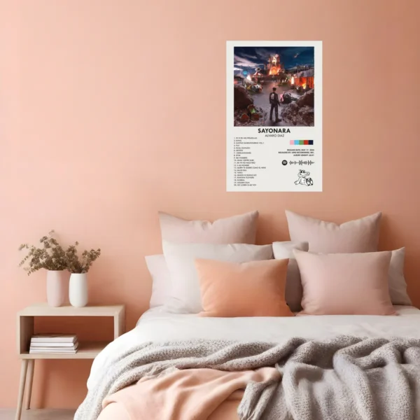 Poster Decorativo Alvaro Diaz Album Music Tracklist - Imagen 3